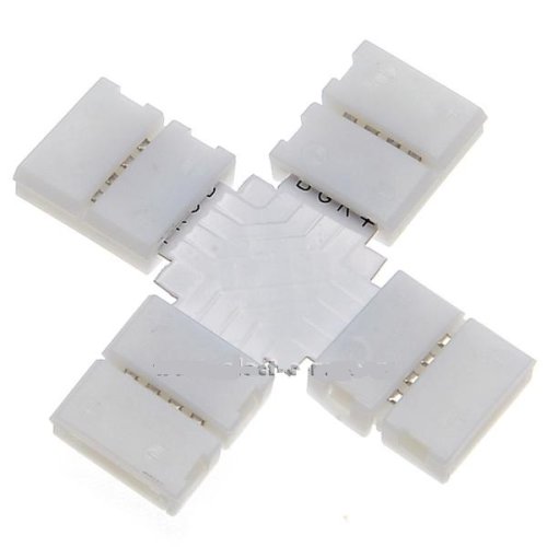 Коннектор соединительный General X-образный для RGB ленты  10мм Лента/Лента 10см картинка 